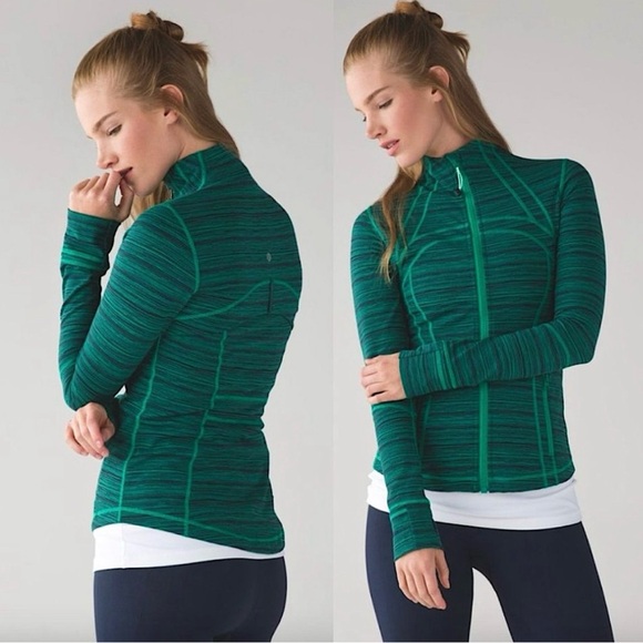 Lululemon Define Jacket Size:0 Color:Two tone green Limited Edition! - Picture 1 of 8